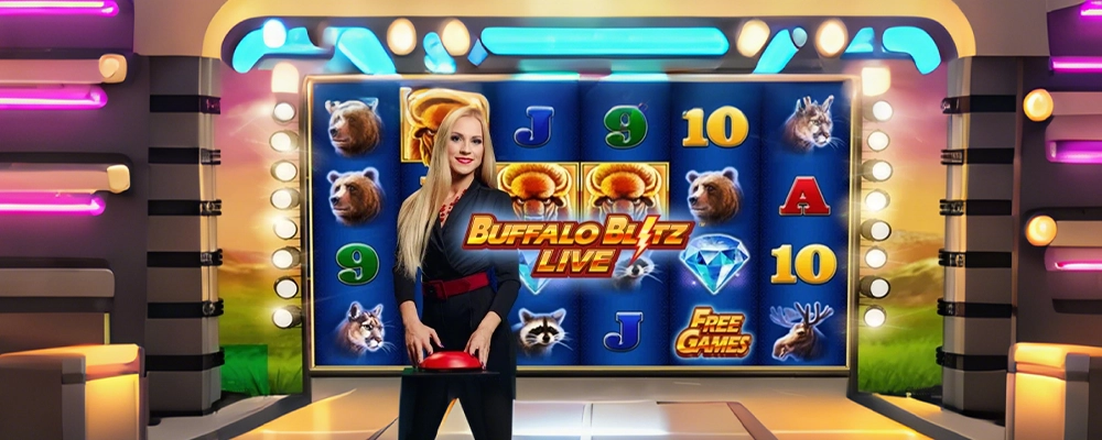 IA BING Caça-níqueis Buffalo Blitz ao Vivo